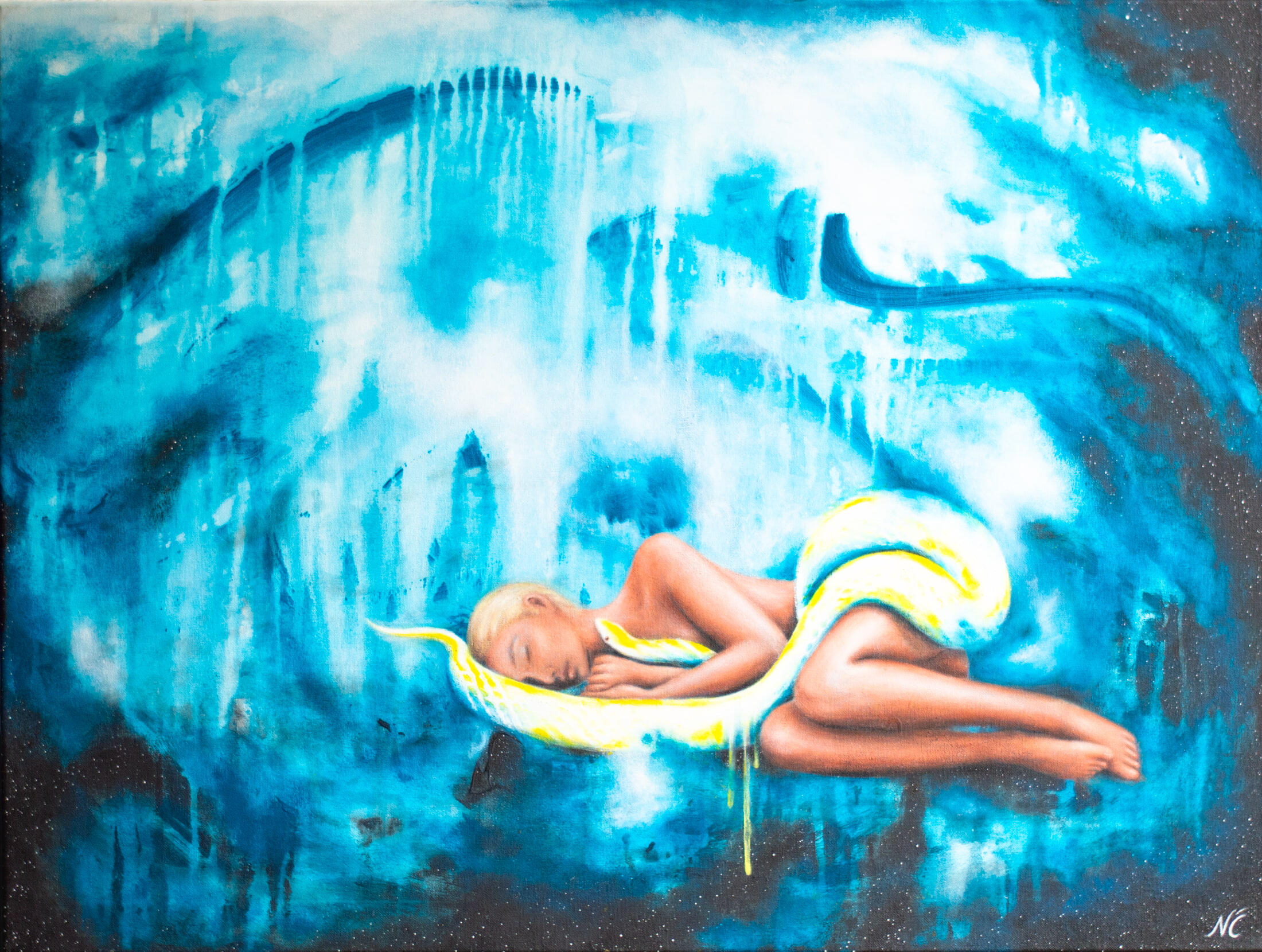 Aurora / 80 x 90 cm / acrylics on canvas Aurora / 80 x 90 cm / acrylics on canvas