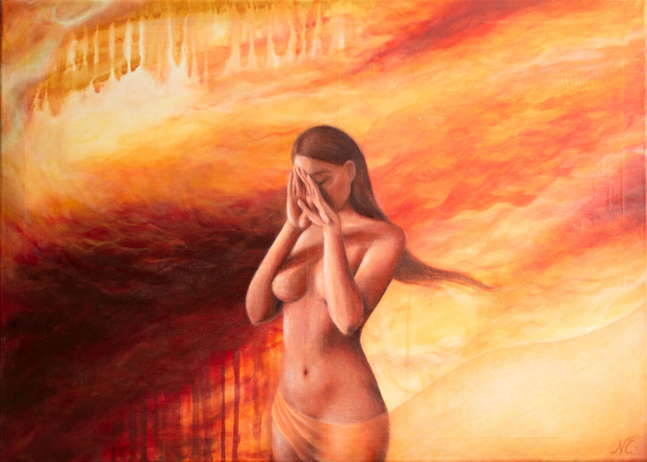 Aurora / 80 x 90 cm / acrylics on canvas Aurora / 80 x 90 cm / acrylics on canvas