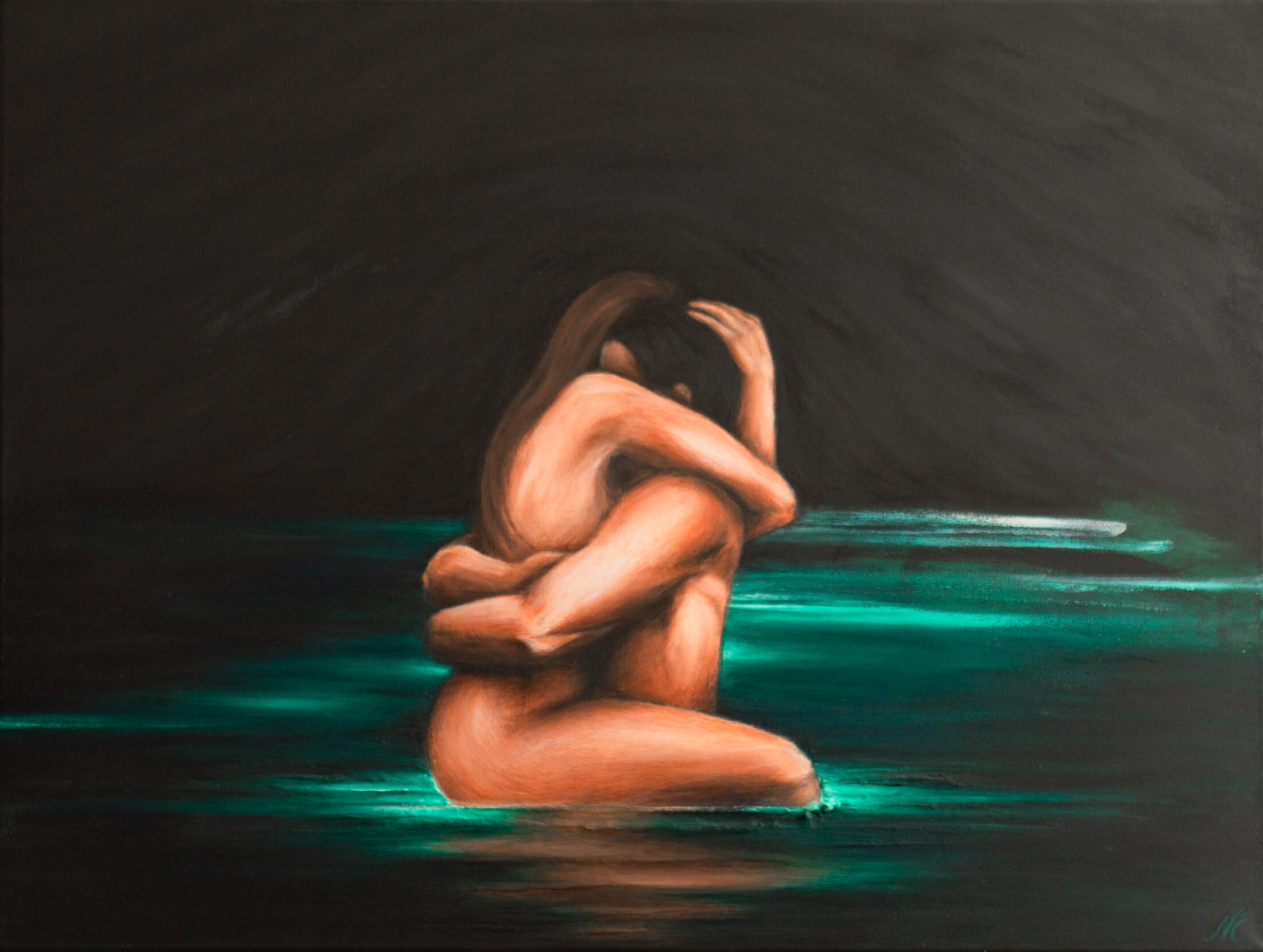 Aurora / 80 x 90 cm / acrylics on canvas Aurora / 80 x 90 cm / acrylics on canvas